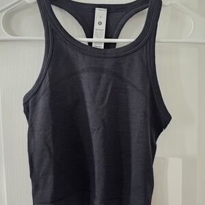 lululemon athletica Black Racerback Tank Top